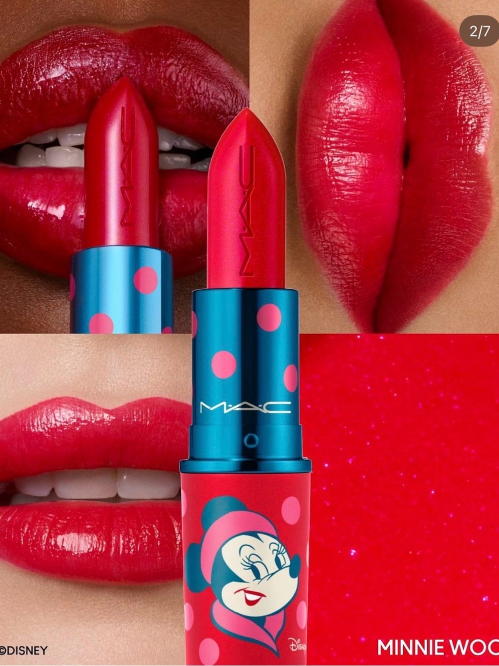 MAC x Disney Minnie Woo Lipstick – Limited Edition 🎀💄